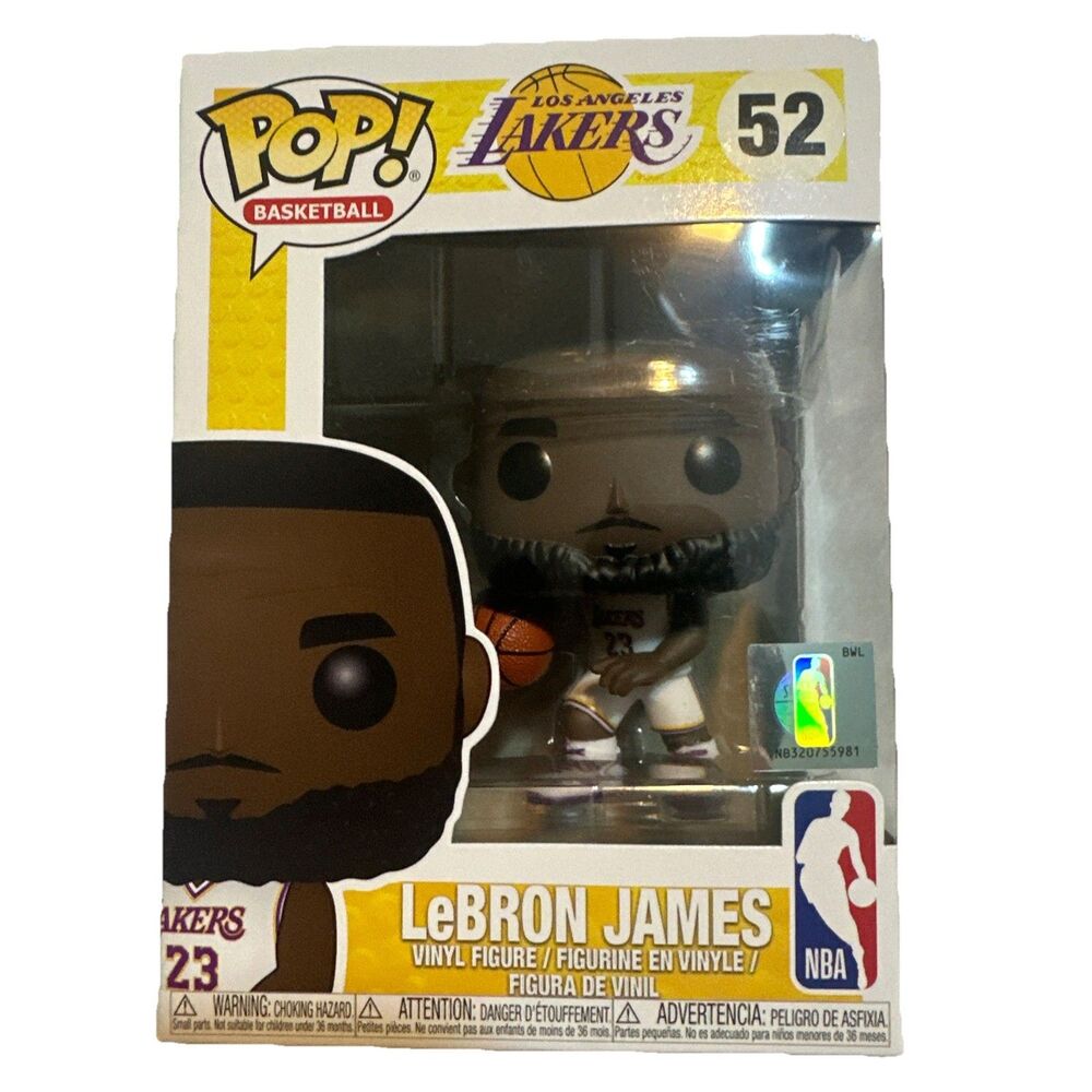 Funko Pop! Vinyl: LeBron James (Lakers) (White Jersey) #52 NBA New In Box